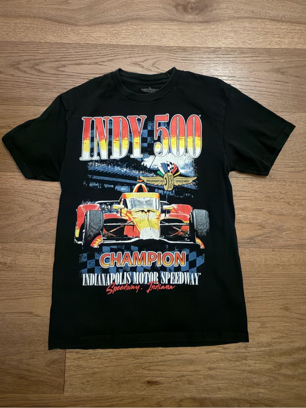 Authentic Indy 500 Champion T-shirt from Motor Speedway. - Size Small